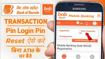 BOB World Forgot Login PIN And Transaction PIN | Reset BOB World PIN Online Without ATM | BOB World