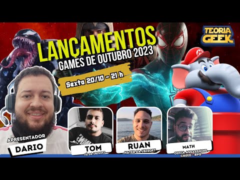 Lançamentos de Outubro - Games