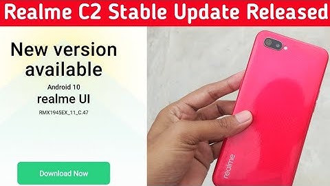 Realme C2 Android 10 Realme Ui Stable Update Released For Everyone 🤔???