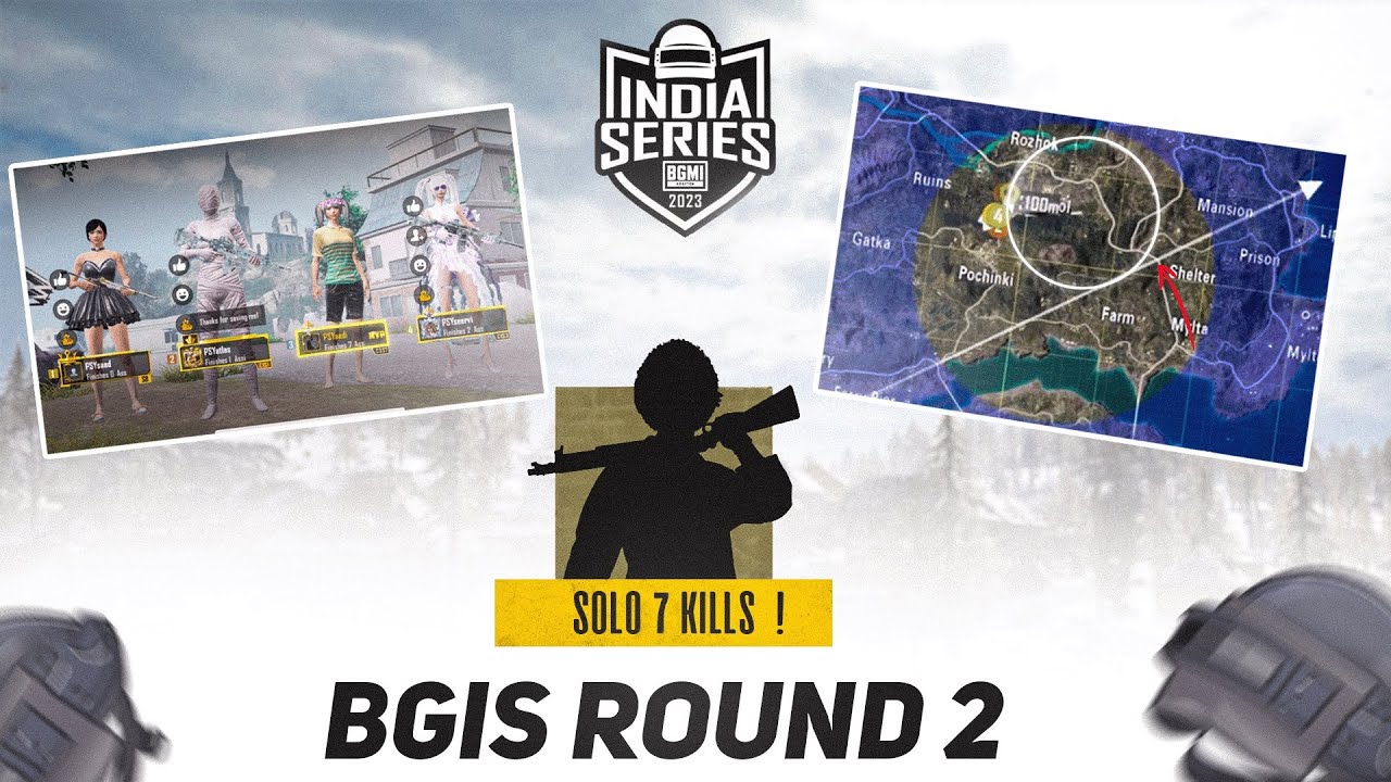SOLO 7 KILLS IN ERANGLE 🔥| BGIS ROUND 3 QUALIED | TEAM PSY | PSYaadi ...