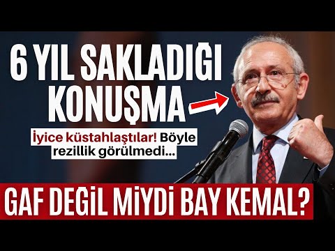 BAY KEMAL 6 YILDIR KURSAĞINDA SAKLADIĞI KONUŞMAYI SONUNDA KUSTU! O SÖZLER GAF DEĞİL MİYDİ?..