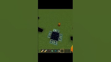 Making Smallest end portal 😱🤯.#minecraft #shorts