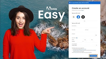 How Create Adobe Account | Adobe ID