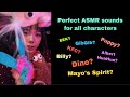ASMR | Personalized sounds for every plush character