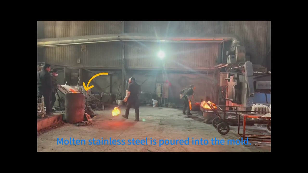 Real Production Process | Glass clamp Casting 