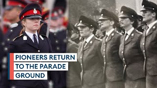Female Sandhurst veterans watch cadets march in their trailblazing footsteps 40 years on
