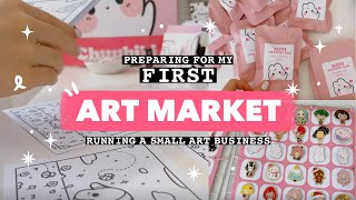 Preparing for my first Art Market 🌷Running a small art business 🌷Artist Alley Prep
