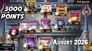 TOA Hell Stage 1-10 (5000 Point) August 2026 - Summoners War