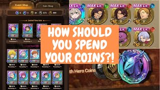 7DS Grand Cross - ADVICE FOR COIN SPENDING!! (Coin Shop Tutorial)