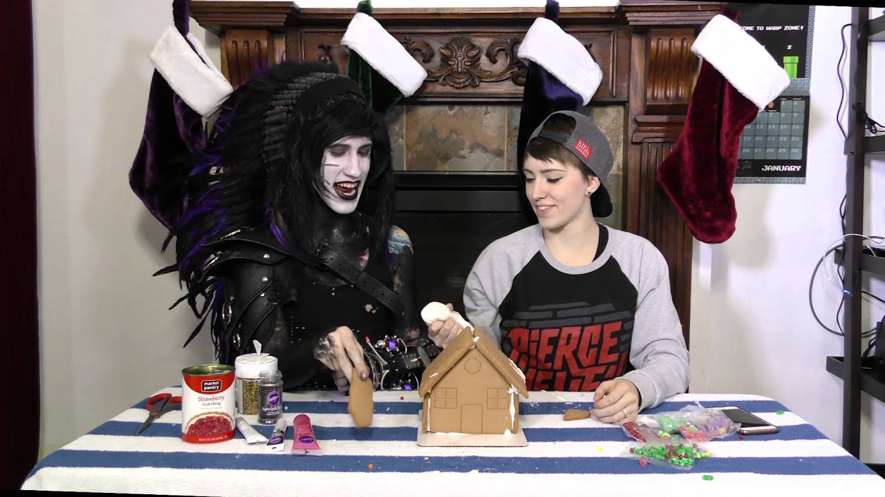 Making a Satanic Gingerbread House feat. Laineybot
