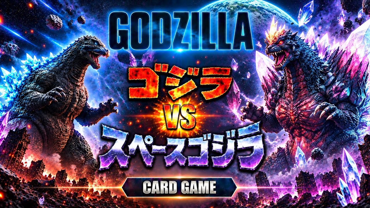 4弾】ゴジラカードゲーム# 412【ゴジラvsスペースゴジラ】 - YouTube