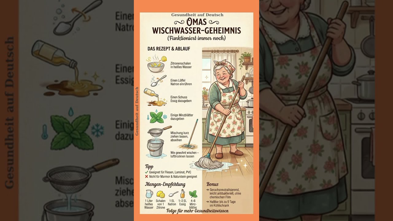 Grandma’s Natural Floor Cleaner Secret (Still Works Today!)