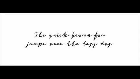 Cursive signa script variable font in action