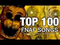 TOP 100 MOST VIEWED FNAF SONGS | November 2021