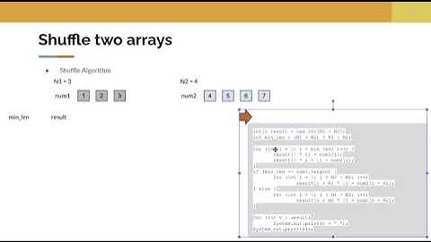 Java Array: Shuffle two arrays