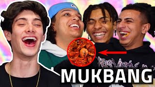 THEY VIOLATED ME! • SEAFOOD MUKBANG W NEW YORKERS