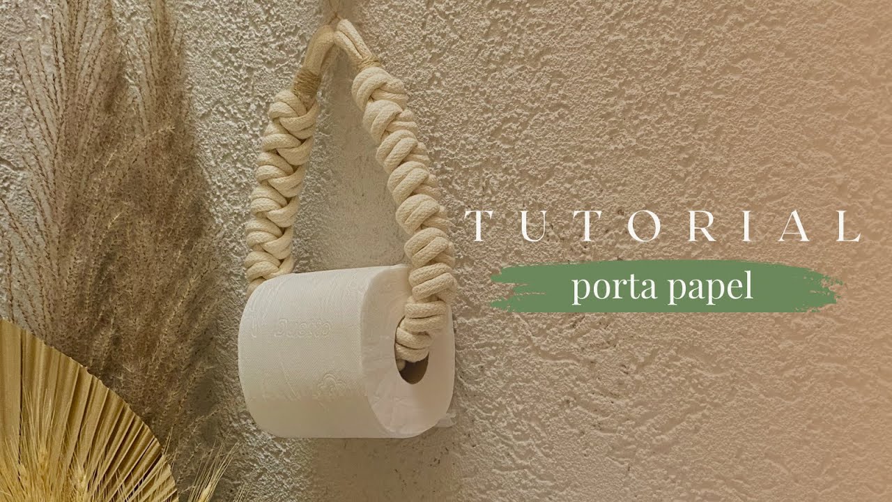 Tutorial Porta Papel Higiênico Macramê