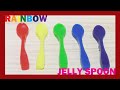 무지개 젤리 스푼을 만들어 보자 let's making rainbow jelly spoon #18 티유티비