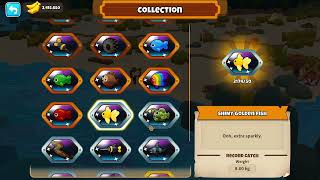 FIRST 100% COMPLETE FISH COLLECTION! (all black border and shiny) BTD6 Frontier Legends screenshot 4