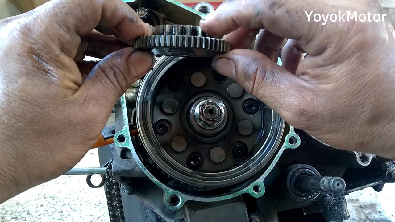 Cara Memasang Komponen Magnet Pada Motor Supra 125