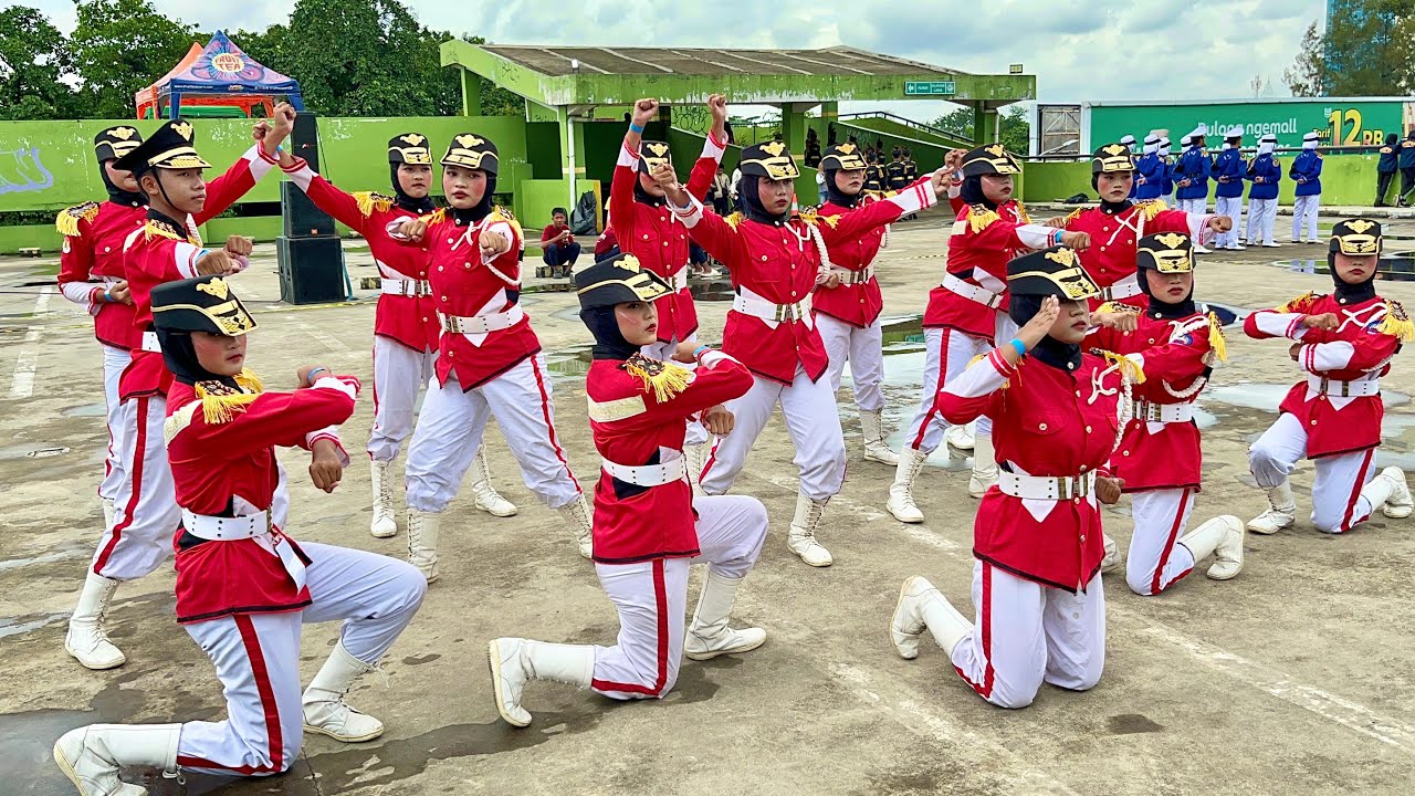 KEREN! SEJARAH KH. AGUS SALIM! Penampilan Paskibra SMPN 1 Tambun Utara | LKBB ARTEMIS 2025