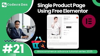 #21 custom single product page using Free elementor and Shopengine free plugin | Woocommerce