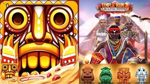 Temple Run 2 Unlock Blazing 🥵 Sands Map By Imangi ||