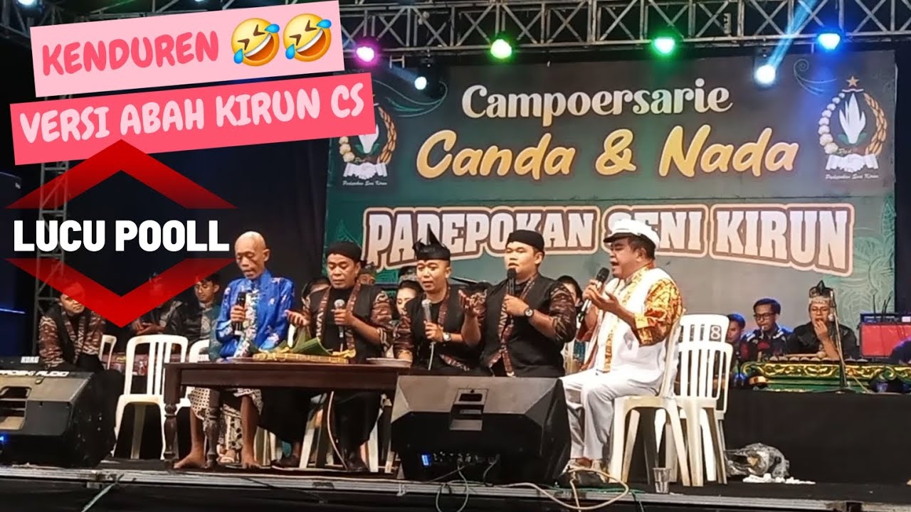 DAGELAN Lucu !! KENDUREN abah KIRUN, cak KOMET, cak DODOK dan MONDOL | sembung mantup lamongan