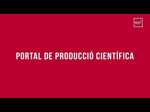 Portal de Producció Científica de la UPF