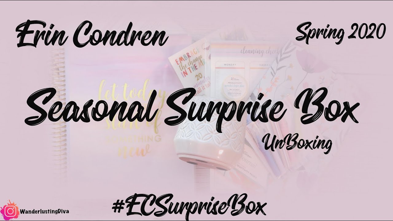 Erin Condren Seasonal Surprise Box Spring 2020