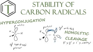 Stability of Carbon Radicals | Organic Chemistry Lessons