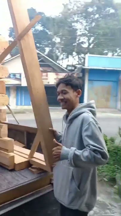 Terkirim sampai lokasi di kota sejuta bunga 🤲 #kayujati #shorts #bakulkayu