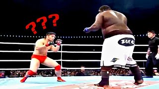 Zulu &quot;185 kg&quot; vs Minowaman &quot;91 kg&quot; | MMA - K1 | Knockout