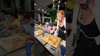 Sushi team eating challenge