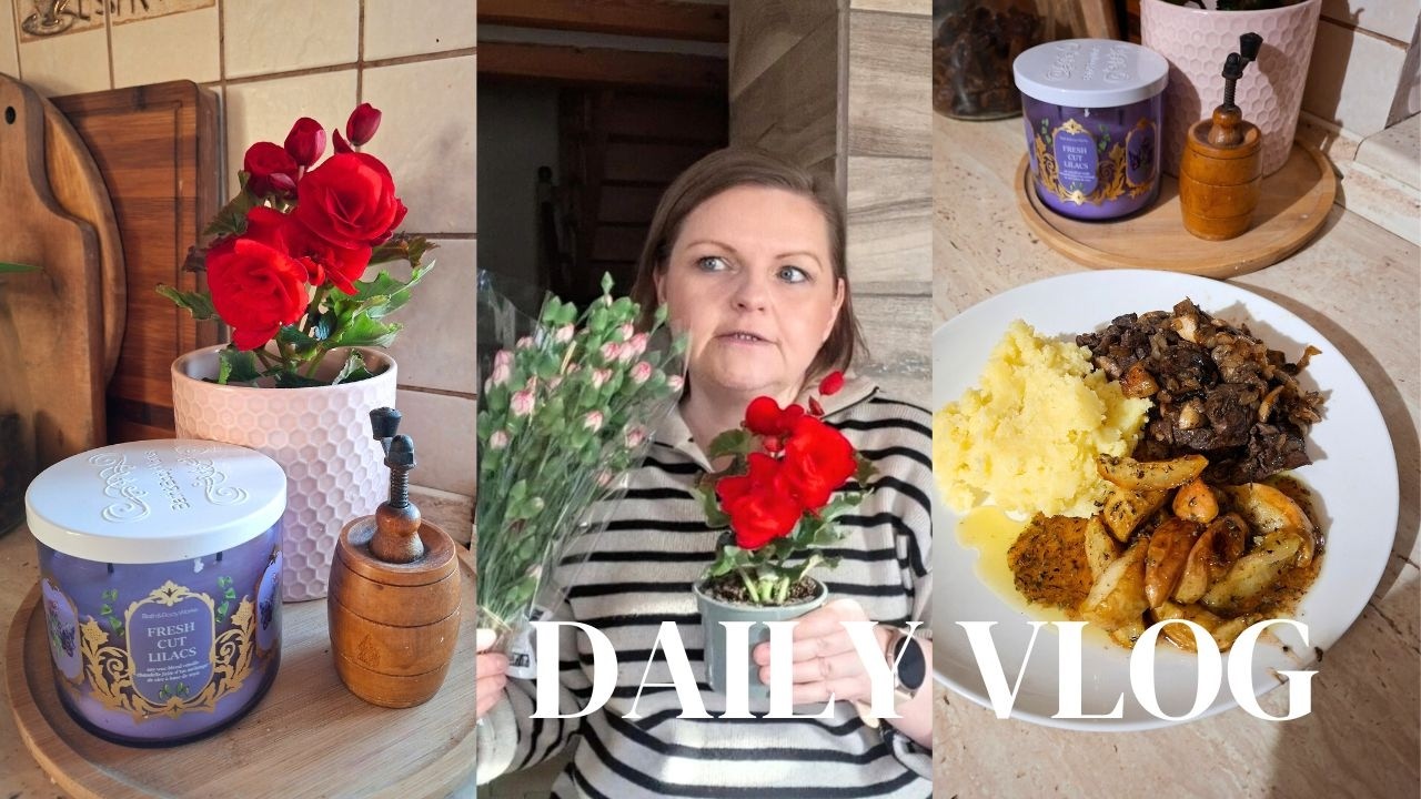 ZAKUPY Z BEDRONKI I OGRODNICZEGO/PRZYNIOSŁAM TROCHĘ WIOSNY/WĄTRÓBKA UDRĘKA CZY RARYTAS/DAILY VLOG