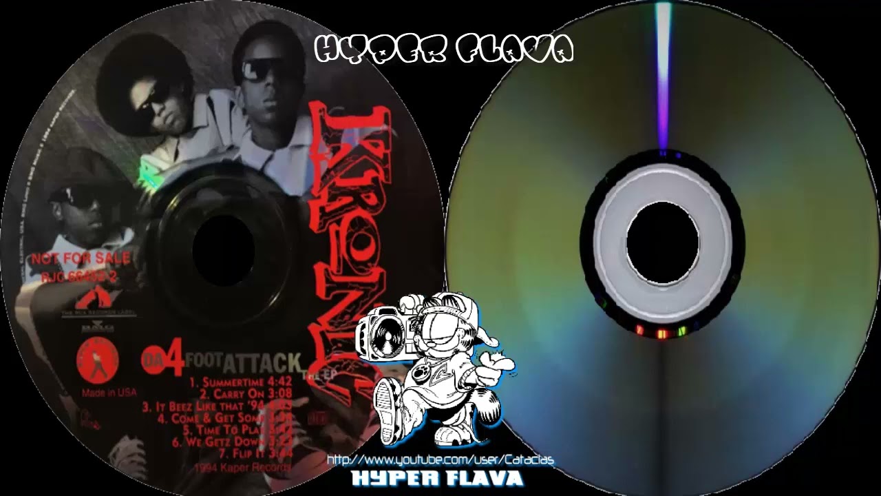洋楽 DARQ AGE/4 KORNAZ/G-RAP Kronic (Kids Rappin On New Ideas And Concepts) - Da 4 Foot Attack