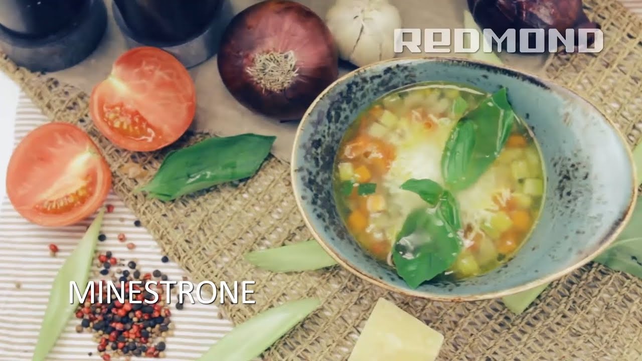 Minestrone in Multi fornello pentola a pressione REDMOND RMC-M110E MULTICOOKER.CA IT