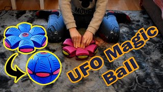Unboxing Flying Saucer UFO Bouncing Flat Magic Ball - Phlat Ball Disc