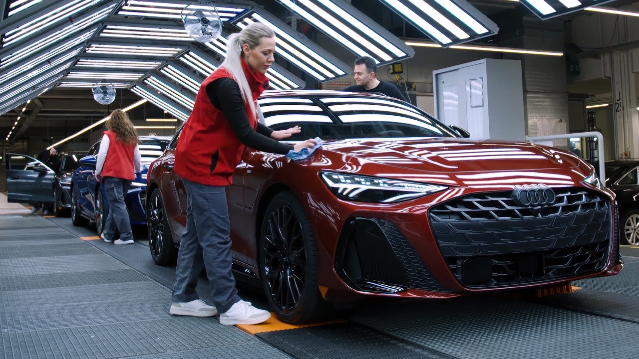 New Audi A6 2025 - Production/Assembly in Germany (Neckarsulm Factory)