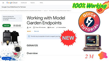 Working with Model Garden Endpoints | GENAI125 | Tutorial Guide || #qwiklabs #genai #googlecloud