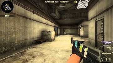 CS:GO holing spot a site (cache)