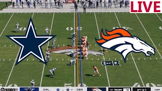 🔴LIVE 🔴Dallas Cowboys vs Denver Broncos/ NFL Week 8/ NFL Envivo/Madden NFL 26