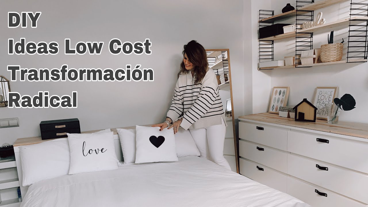 DIY Como TRANSFORMAR TU HABITACIÓN facil y barato / ANTES Y DESPUÉS Transform your room cheap