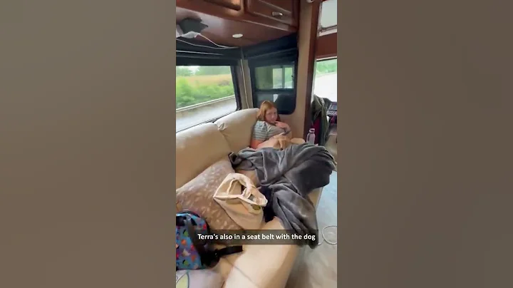 This is where we all sit when we travel in our #motorhome 🚌 #rv #rvlife #shorts