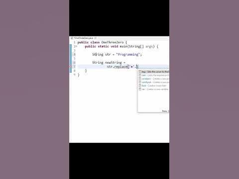 Java Program to replace a character with another character in a string ...