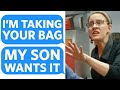 Karen steals my bag cuz her spoiled brat wants it and he gets what he wants  reddit podcast