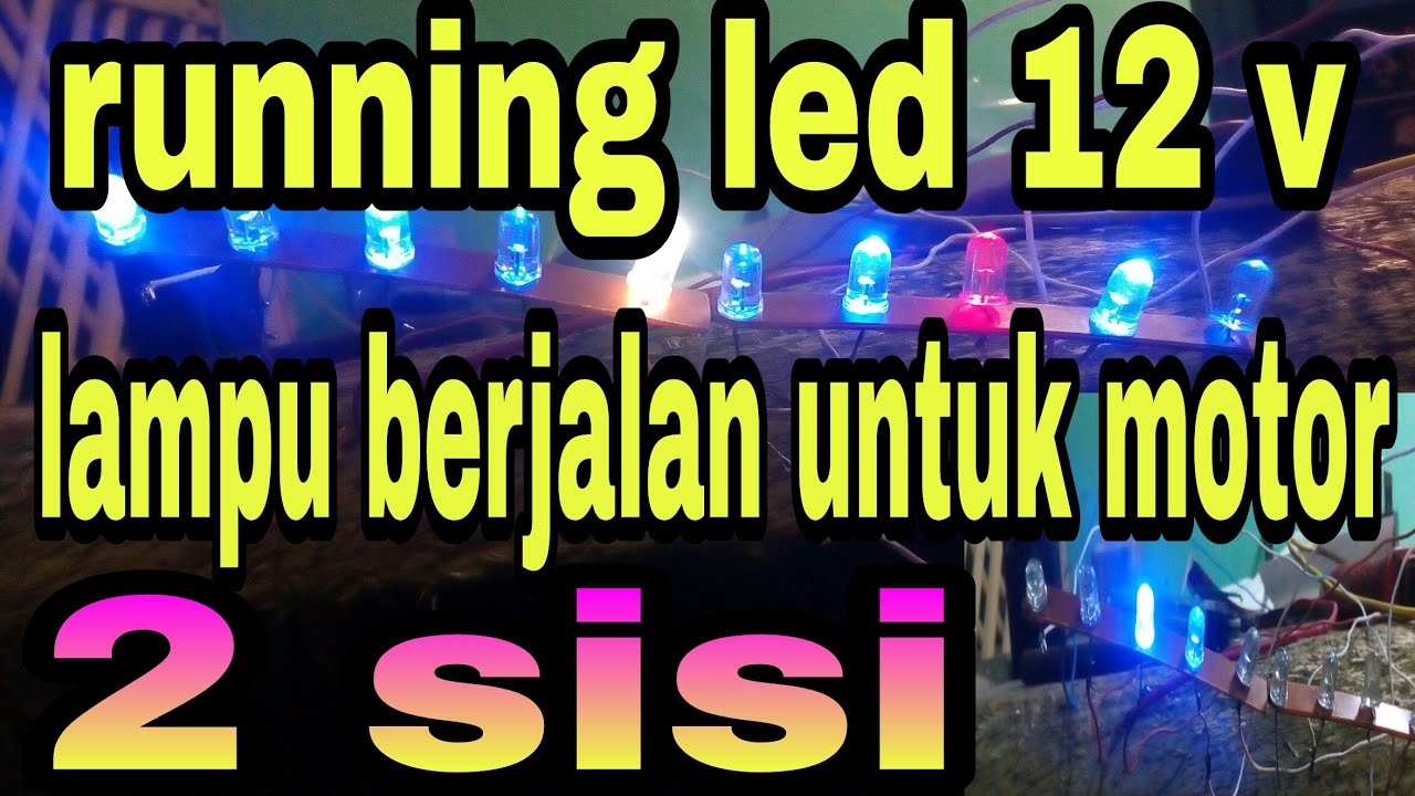 Cara Membuat Rangkaian Papan Nama Berjalan Pembelajaran Online Guru Elektronik