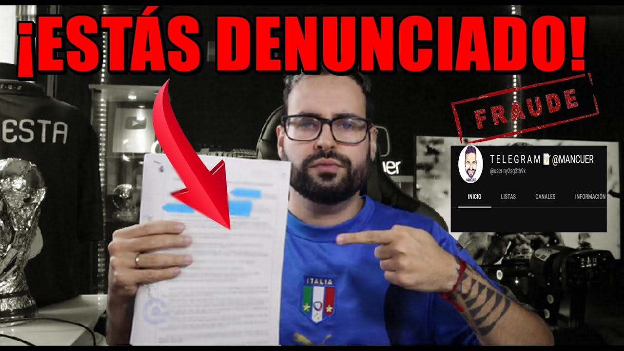 ¡ESTÁS DENUNCIADO!
