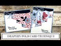 Drapery Fold Card Technique