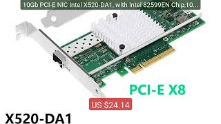 10Gb PCI-E NIC Intel X520-DA1, with Intel 82599EN Chip,10GbE PCI Ex... — Top Rated 2026 | Buy Now!